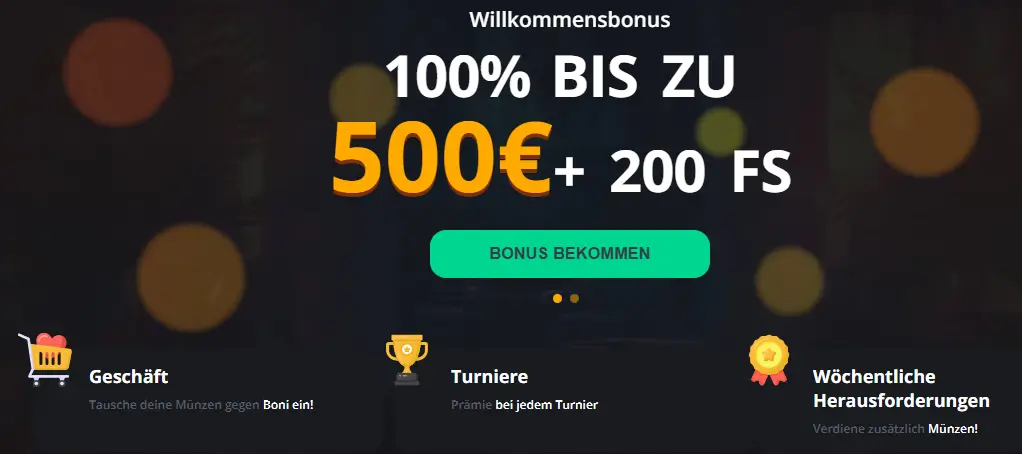 Neukundenbonus im Online Casino ExciteWin