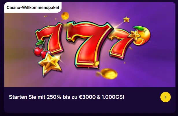 Das CasinoLoots Willkommenspaket