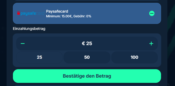 PlayZilla Casino mit Paysafecard